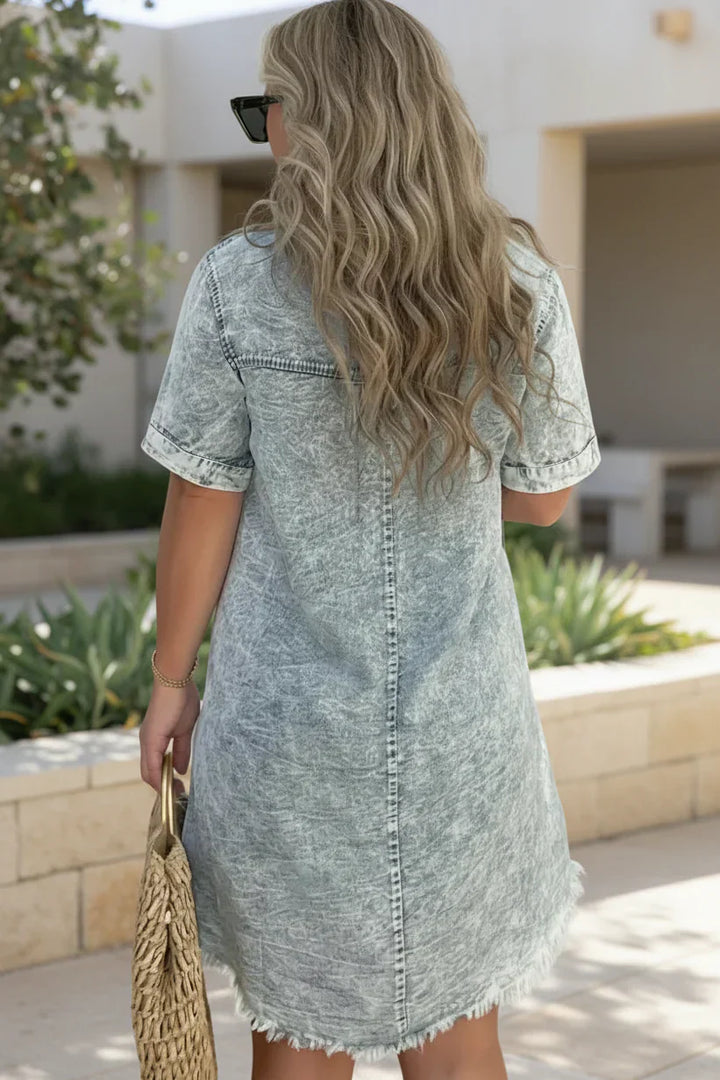 CAIA – TEXTUUR MINI-JURK