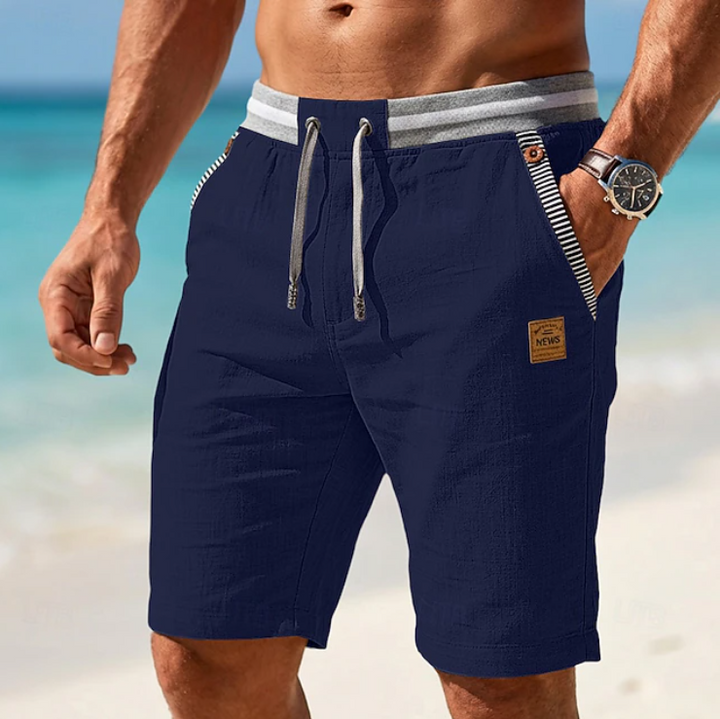 Gijs™ | Lichte zomer short met trekkoord