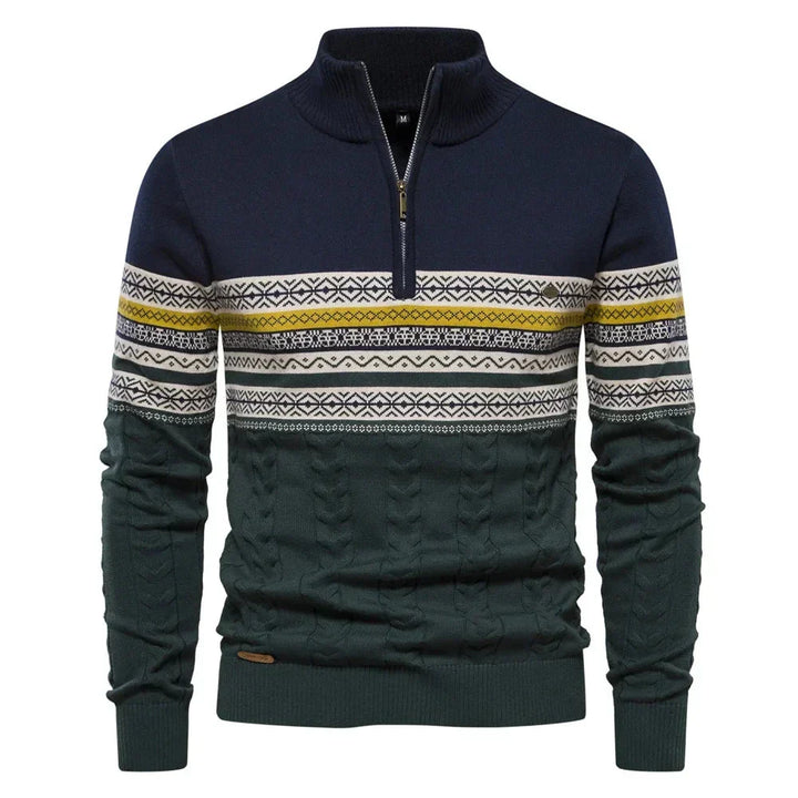 Van Laarhoven Mode | Moderne herentrui met rits