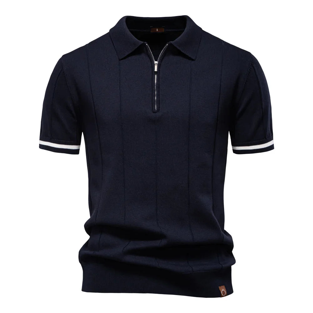 Van Laarhoven™ | Heren Polo Shirt Met Rits