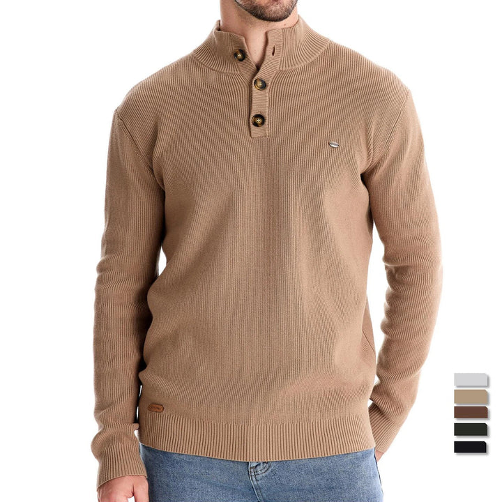 Van Laarhoven Mode | Herentrui met knoopdetails