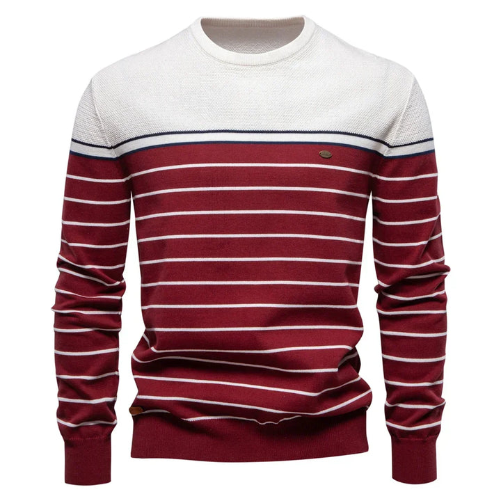 Van Laarhoven Mode | Herentrui met streepdesign