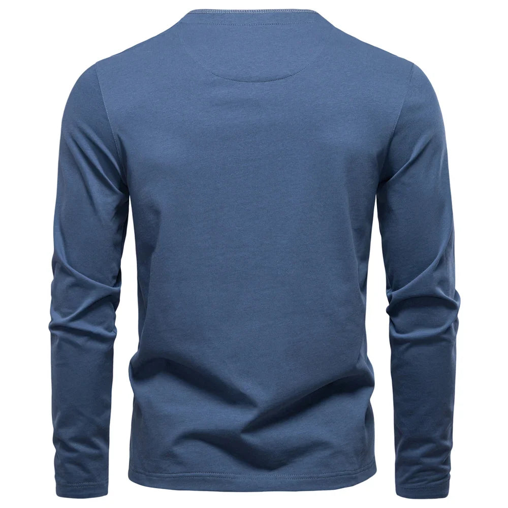 Van Laarhoven™ | Premium Heren T-Shirt Met Lange Mouwen