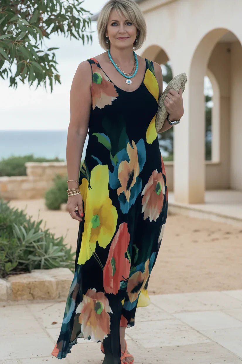 JOLIEN - FLORAAL MAXI JURK