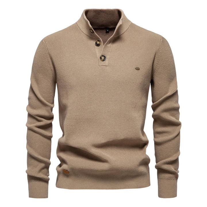 Van Laarhoven Mode | Herentrui met knoopdetails