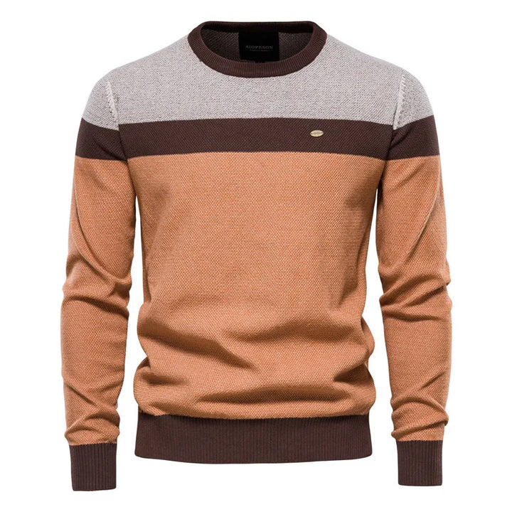 Van Laarhoven Mode | Elegante herentrui met structuurpatroon