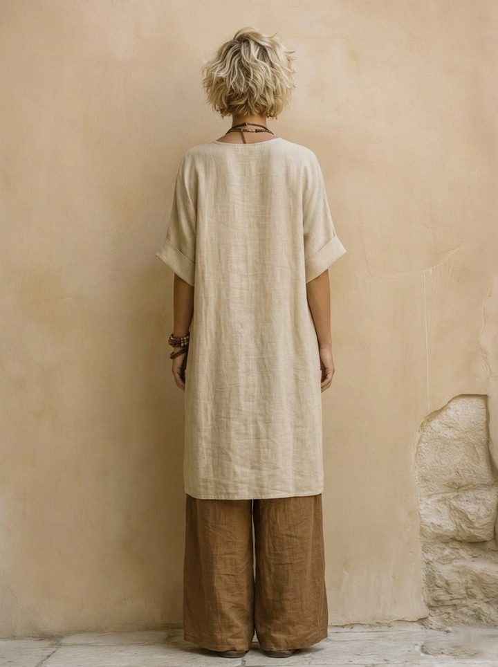 Frida | Geborduurde driedelige set