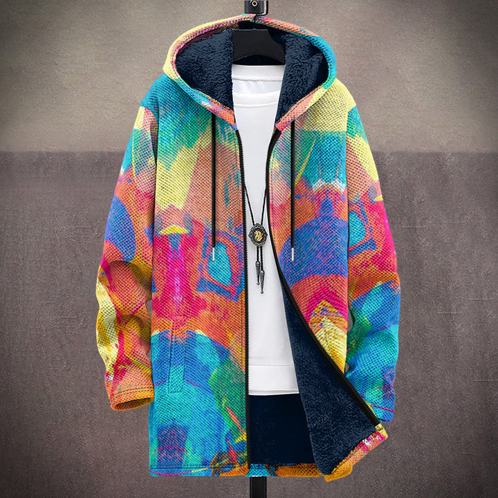 Roland | Artistiek vest met capuchon