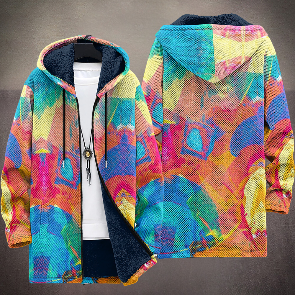 Roland | Artistiek vest met capuchon