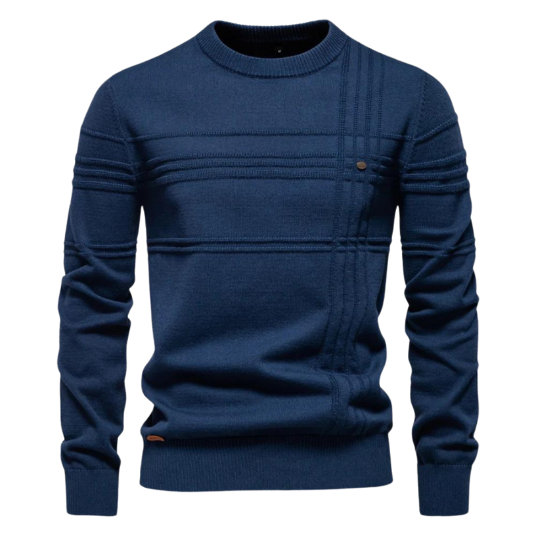 Van Laarhoven Mode | Herentrui met streepdesign