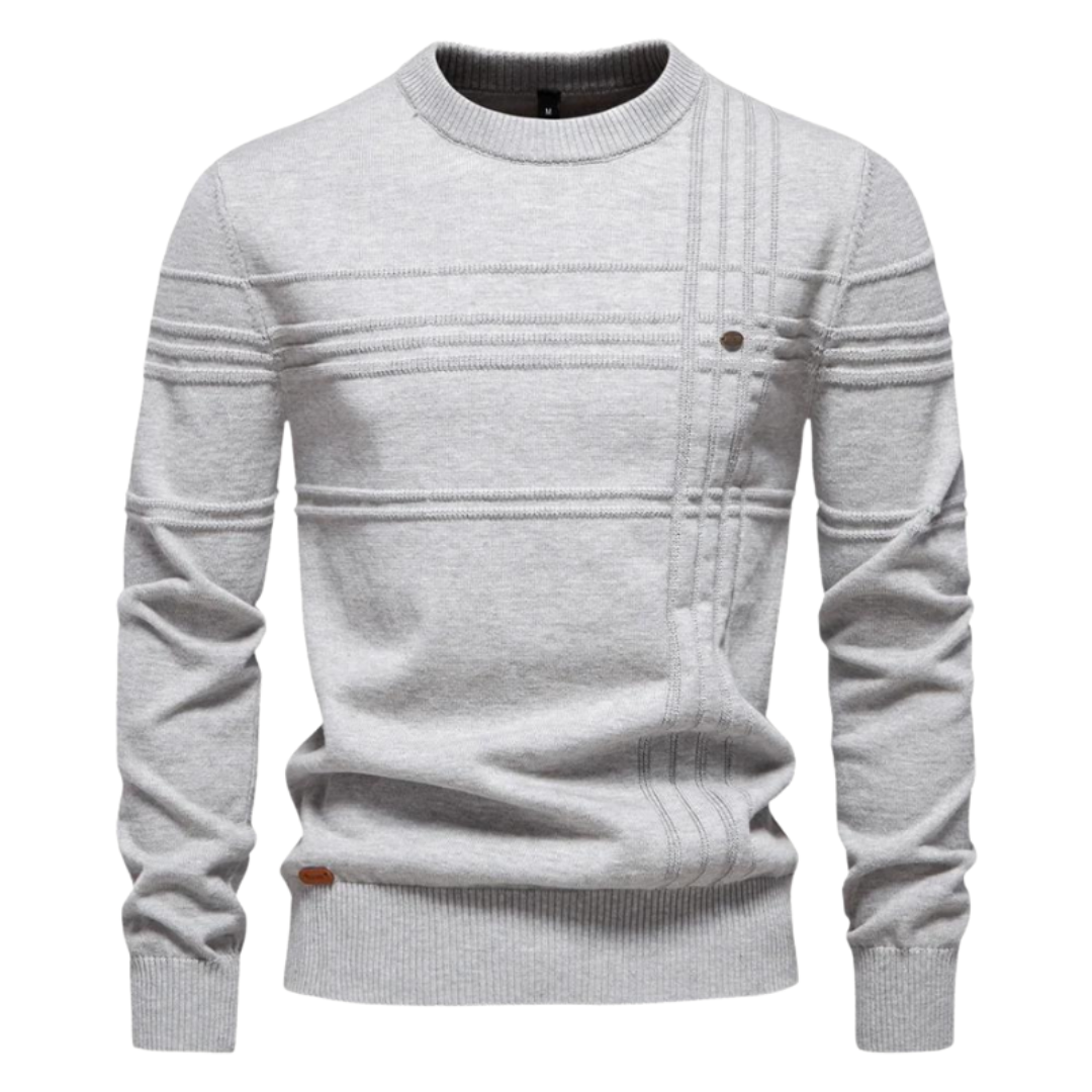 Van Laarhoven Mode | Herentrui met streepdesign