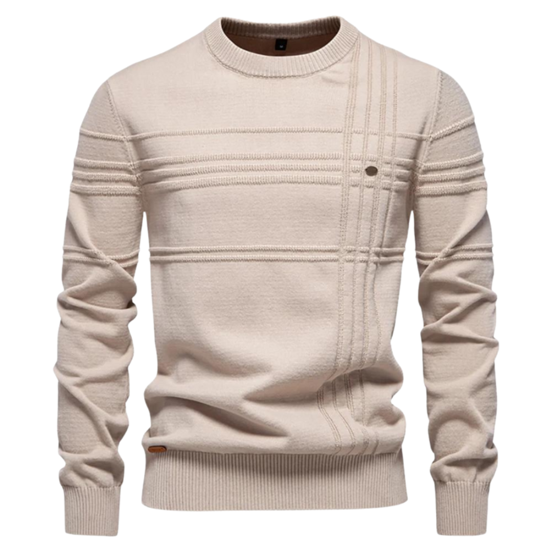 Van Laarhoven Mode | Herentrui met streepdesign
