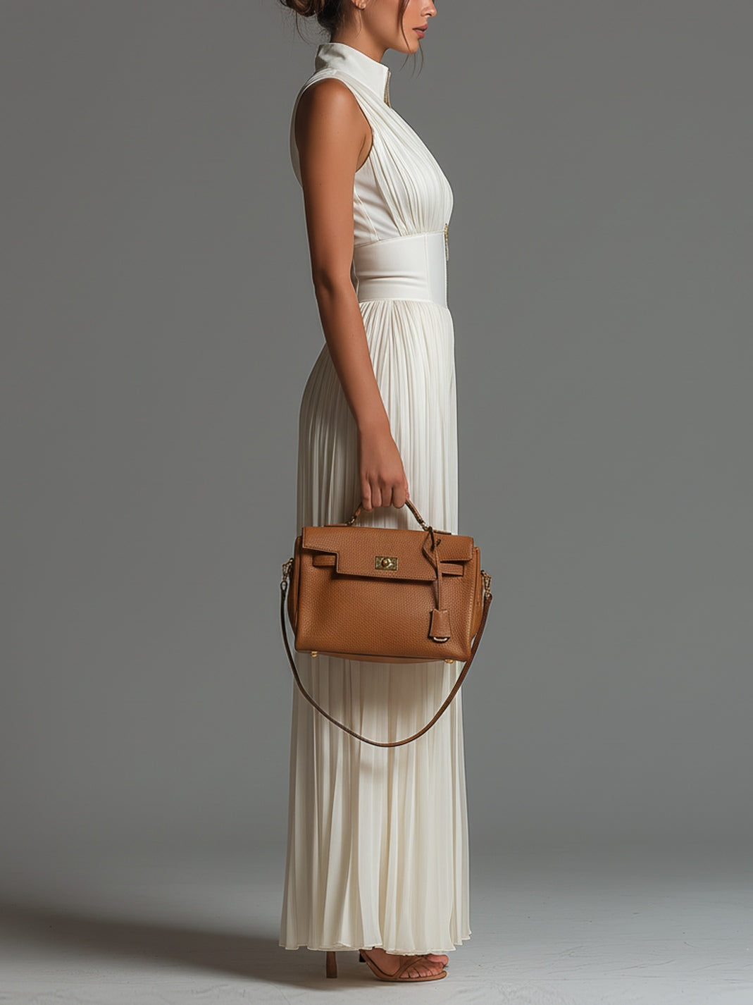 Mariella™ | Elegante Mouwloze Jumpsuit met Plooien