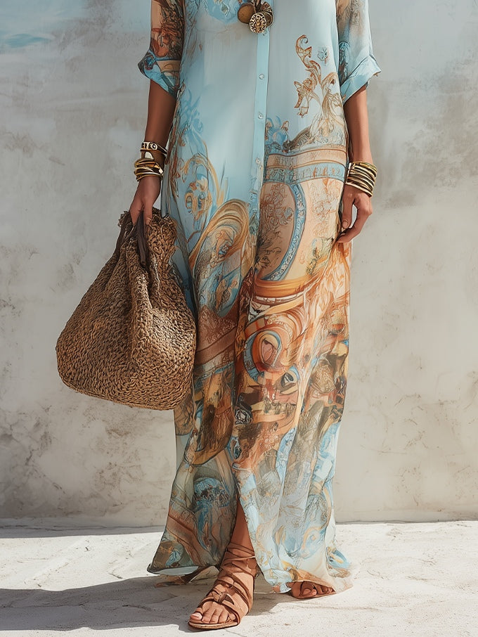 Livia | Mediterrane Blousejurk