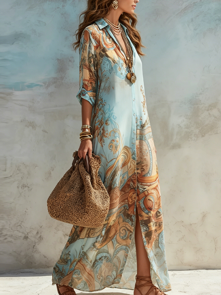 Livia | Mediterrane Blousejurk
