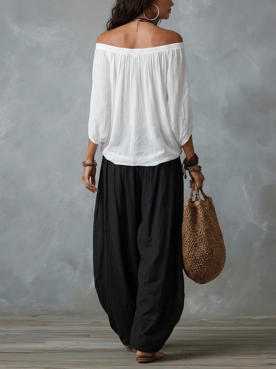 Paloma | Tweedelige set met blote schouders