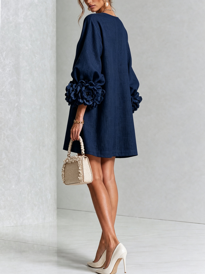 Rosalie™ | Mini-jurk met knoopsluiting