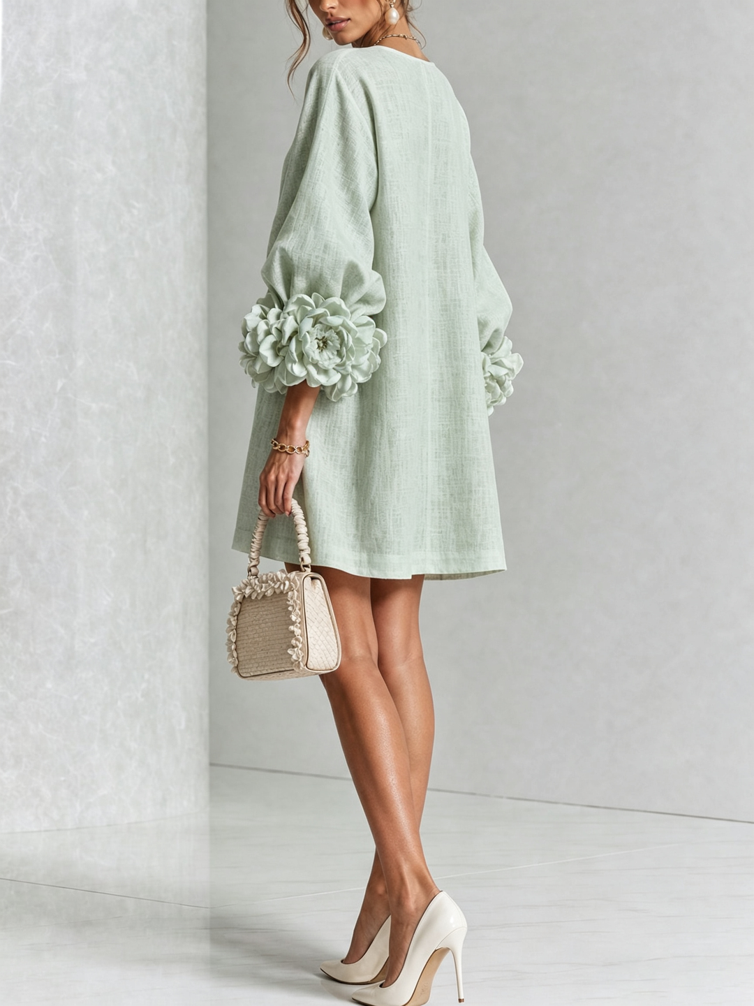 Rosalie™ | Mini-jurk met knoopsluiting