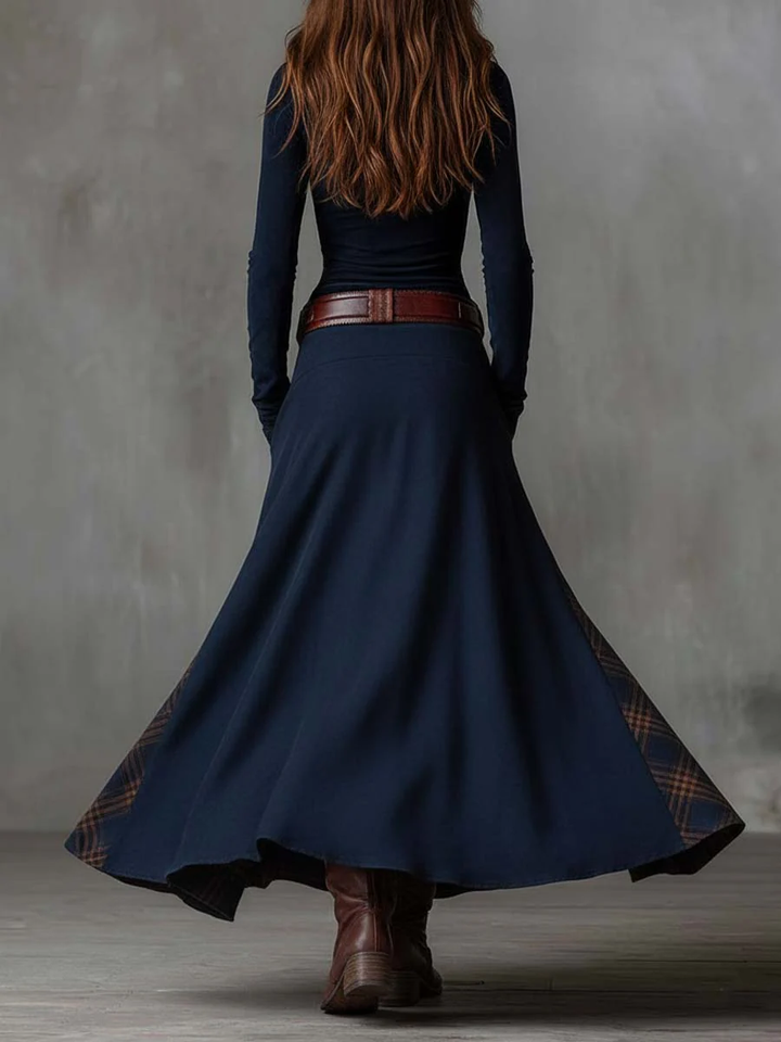 Elisa | Maxi-jurk met ceintuur