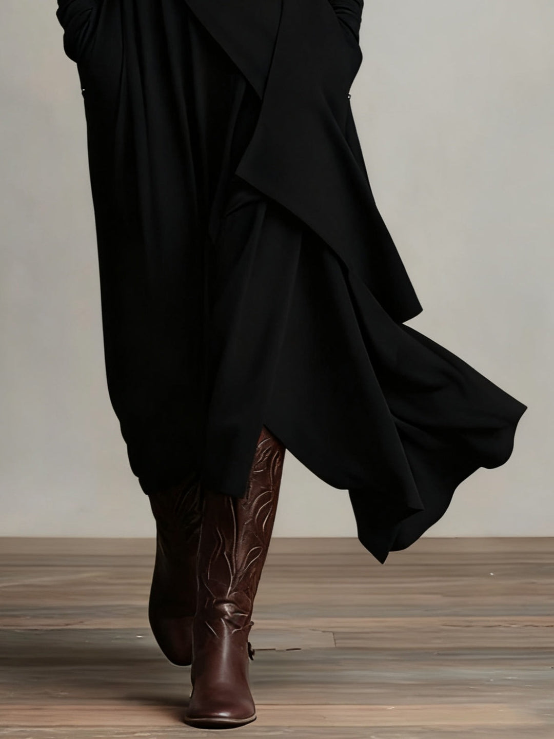 Genevieve | Elegante jurk met hoge hals