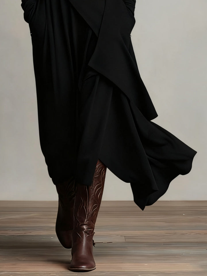 Genevieve | Elegante jurk met hoge hals