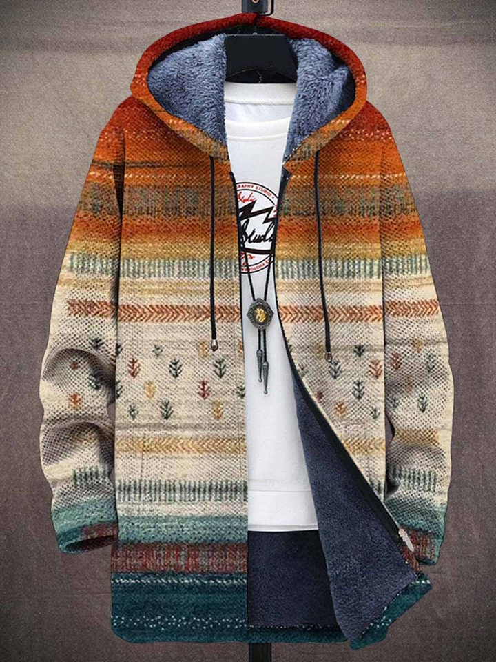 Diana | Gewatteerd vest met artistiek patroon