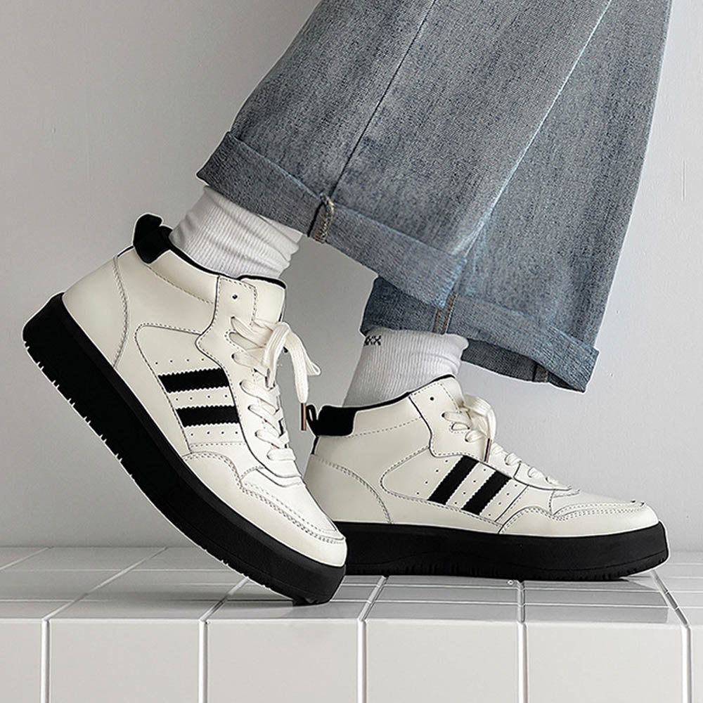 Vanguard | Hoge Sneaker met Vegan Leer en Ronde Neus