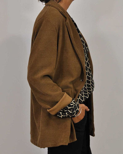 Mana™ - Relaxed V-Hals Midi-Shirt