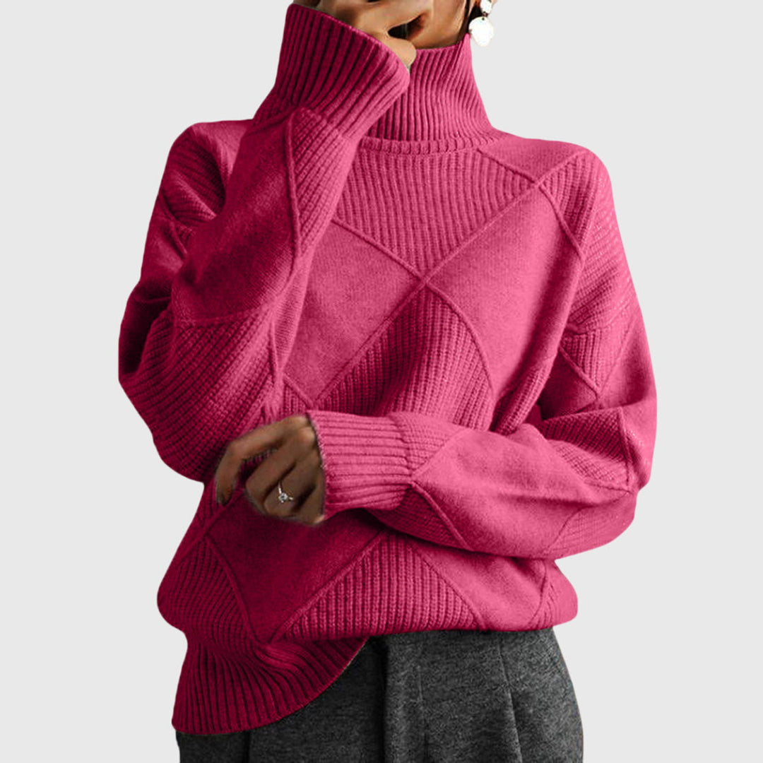 Angela | Coltrui met geometrisch patroon