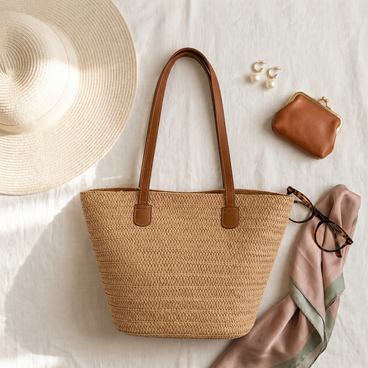 Sandra | Elegante Gevlochten Tas