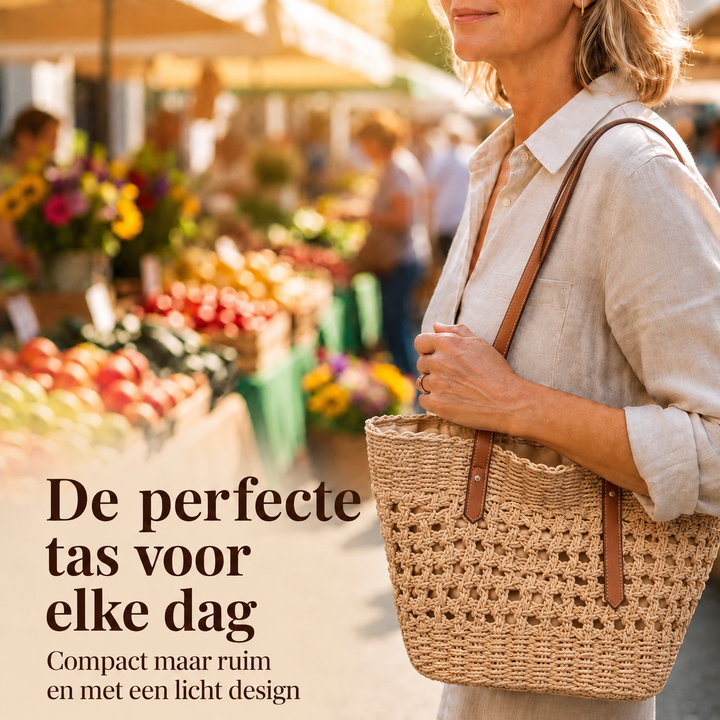 Nadine | Elegante Gevlochten Tas