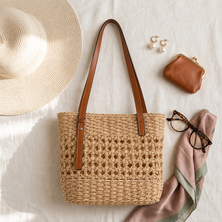 Nadine | Elegante Gevlochten Tas