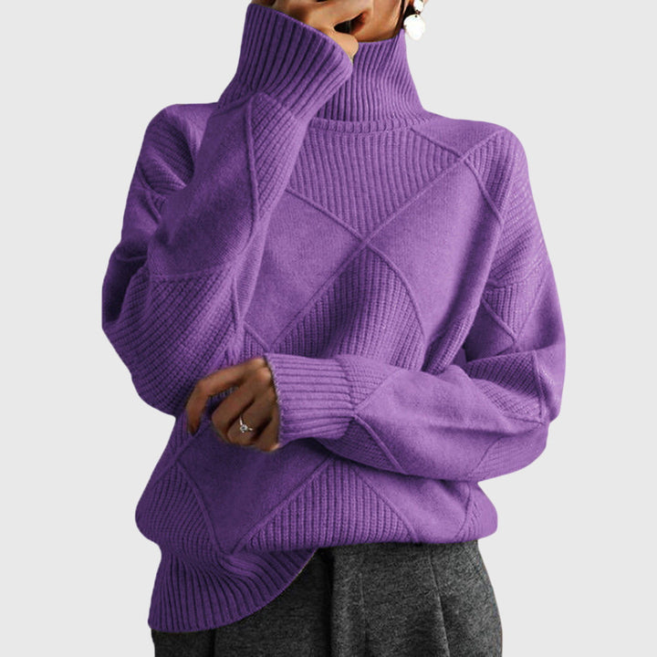 Angela | Coltrui met geometrisch patroon