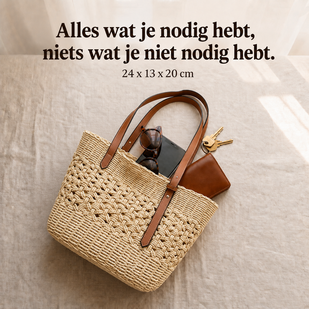 Nadine | Elegante Gevlochten Tas