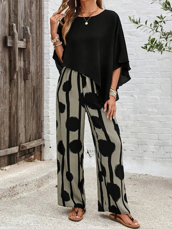 Kalliope | Comfortabele tweedelige set met elastische taille