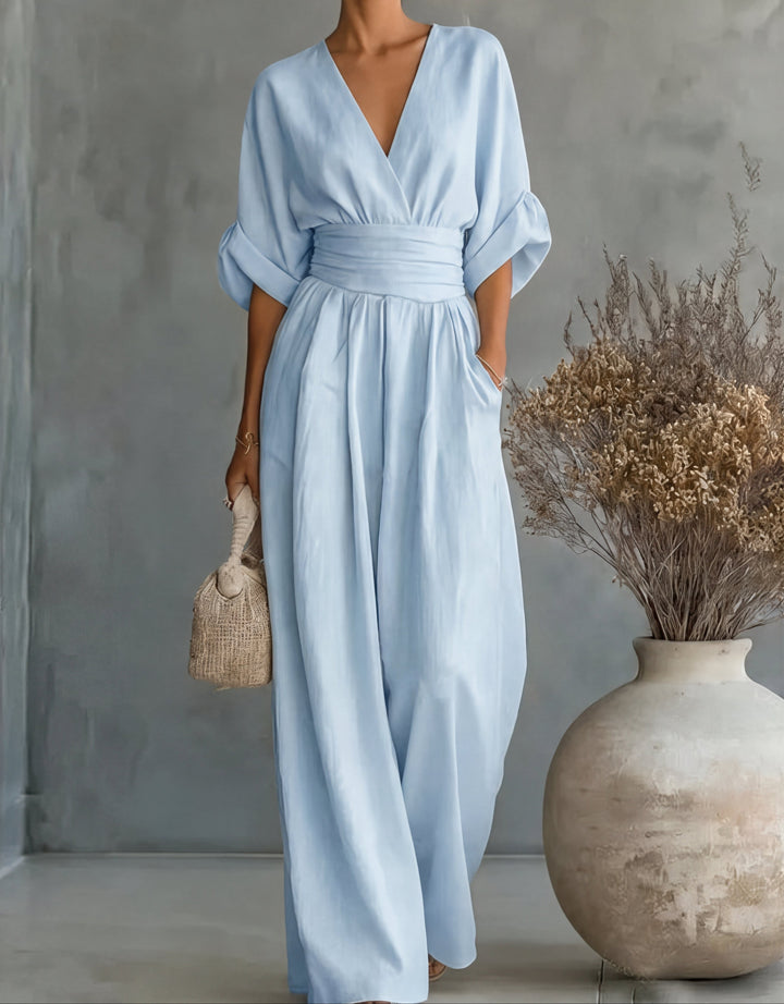 Feline | Elegante, Vloeiende Jumpsuit