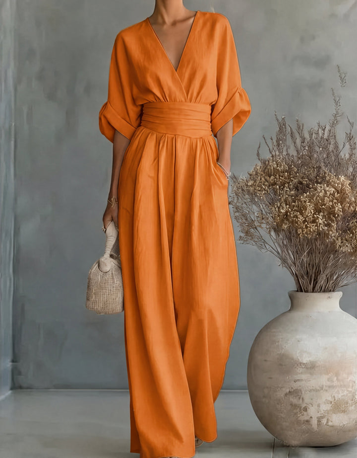 Feline | Elegante, Vloeiende Jumpsuit