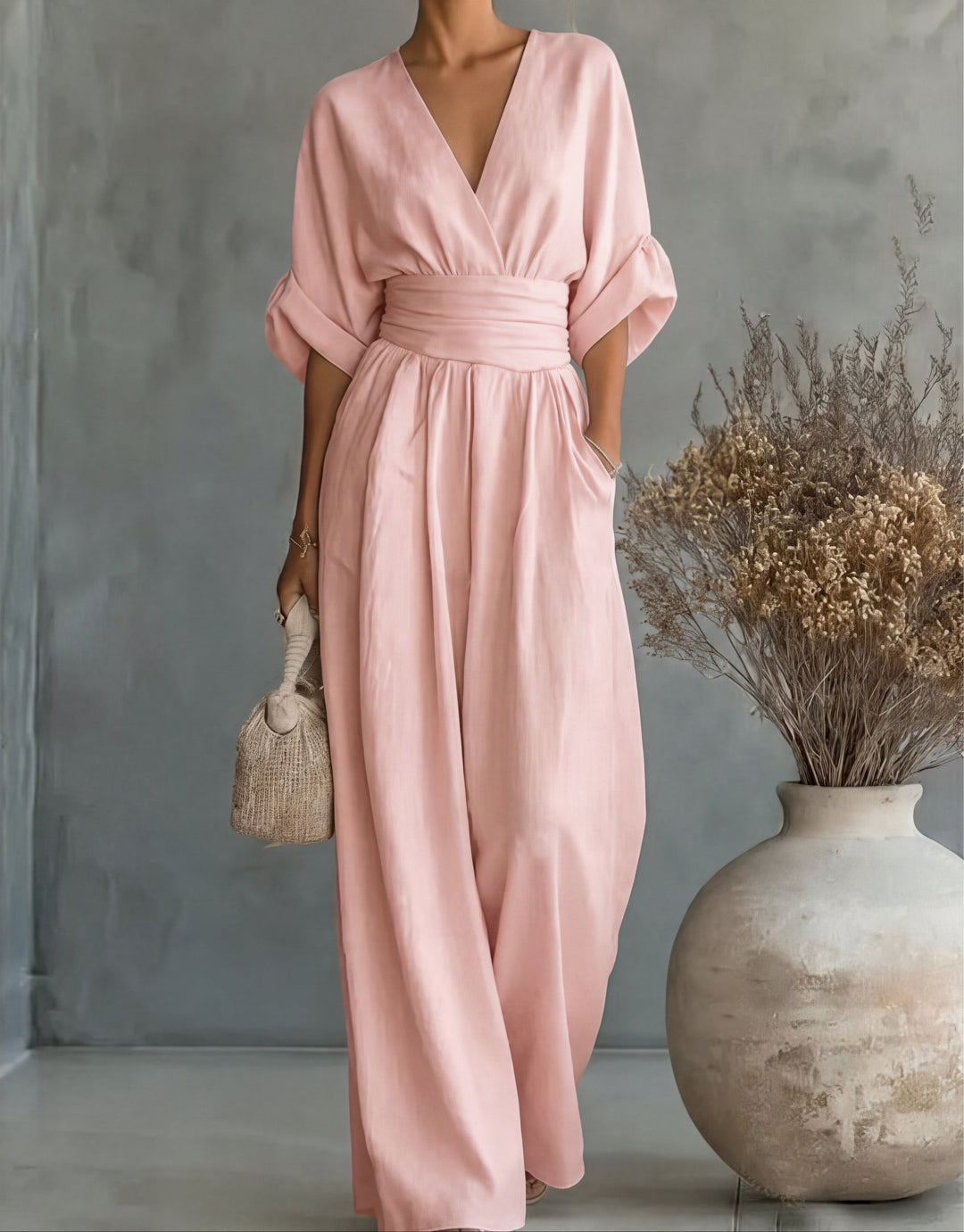 Feline | Elegante, Vloeiende Jumpsuit
