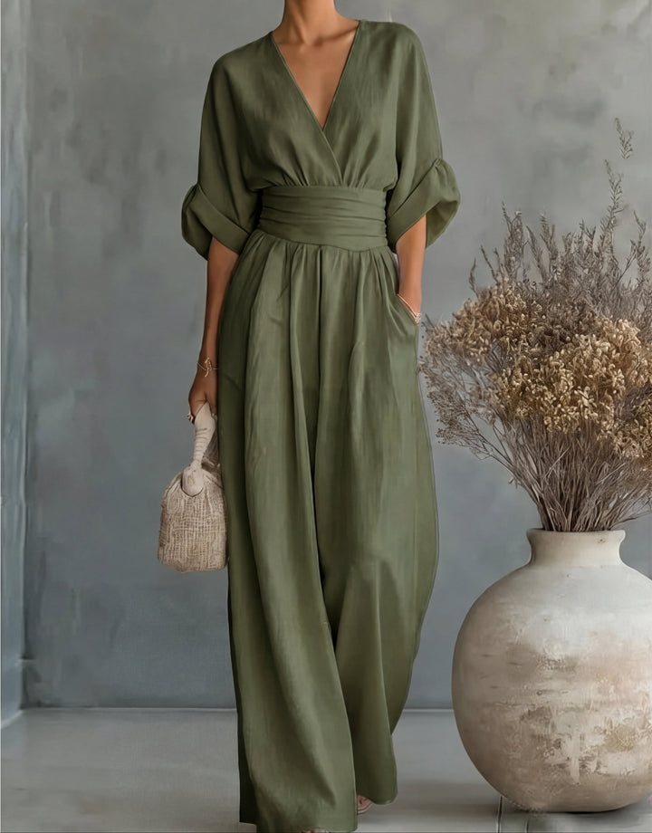 Feline | Elegante, Vloeiende Jumpsuit