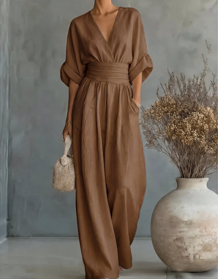 Feline | Elegante, Vloeiende Jumpsuit