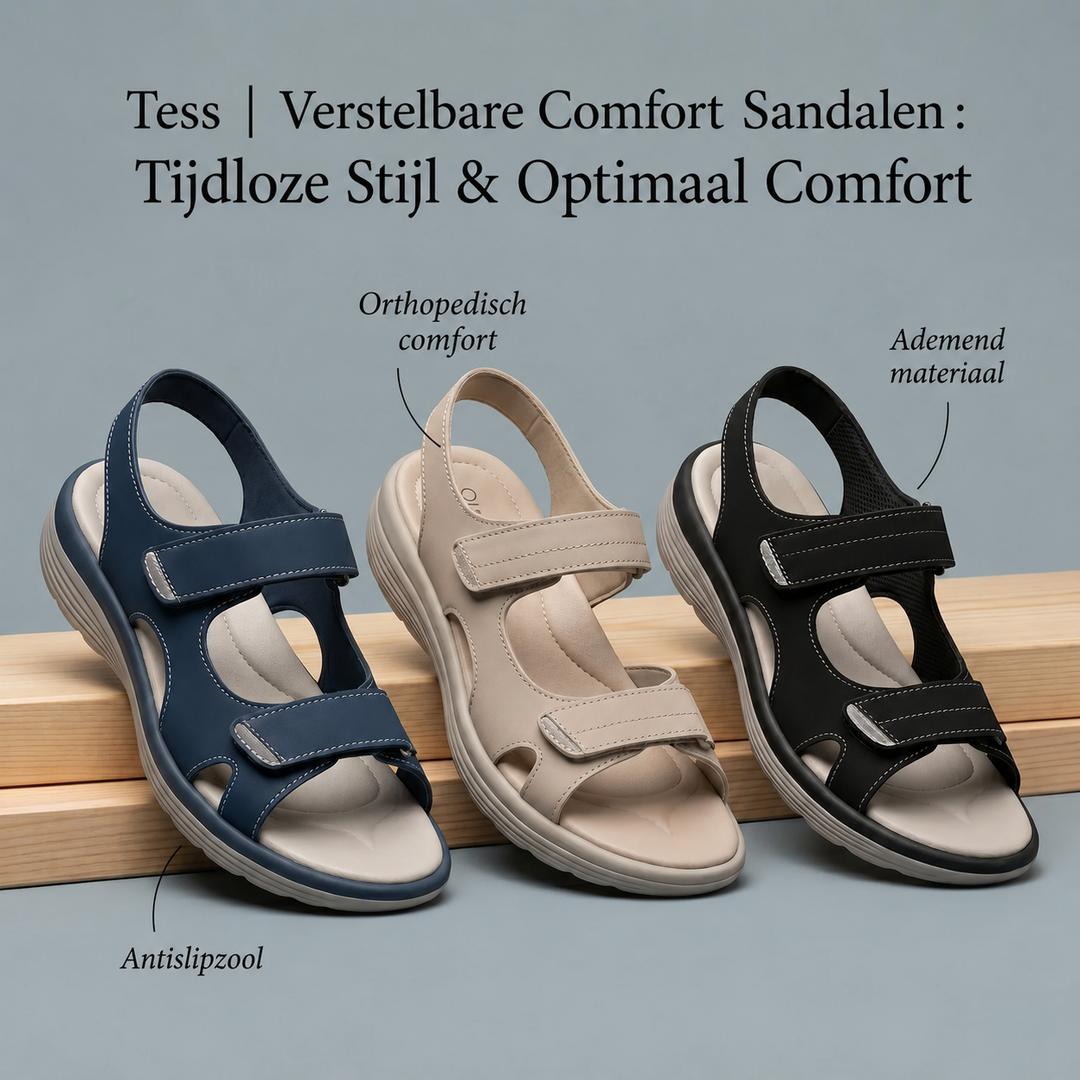 Tess | Verstelbare Comfort Sandalen
