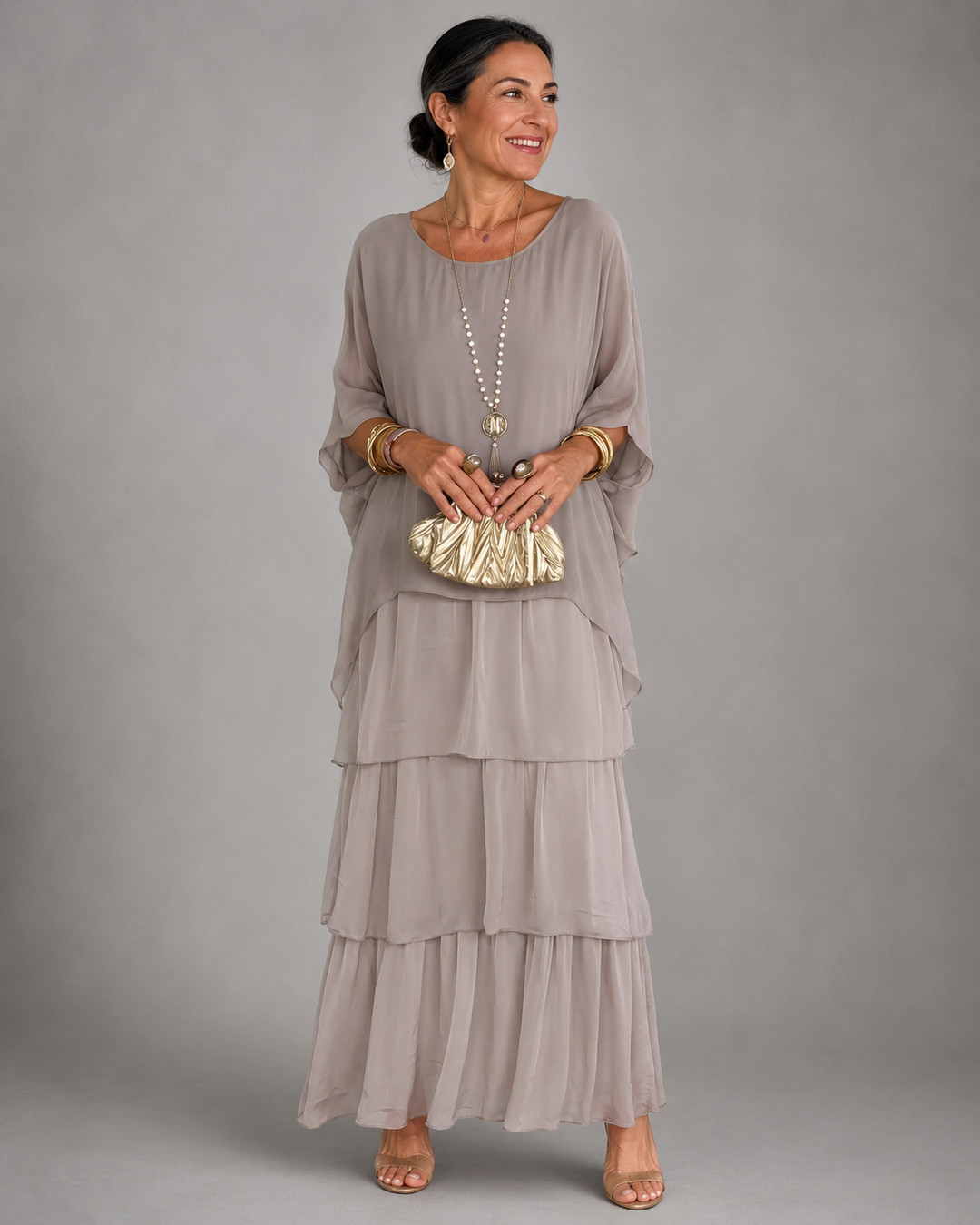 Isa | Elegante en Vloeiende Maxi-jurk
