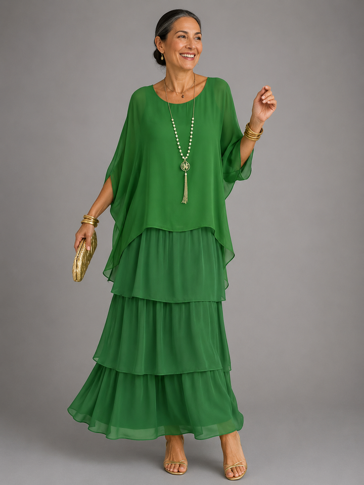 Isa | Elegante en Vloeiende Maxi-jurk