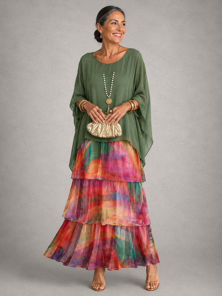 Isa | Elegante en Vloeiende Maxi-jurk