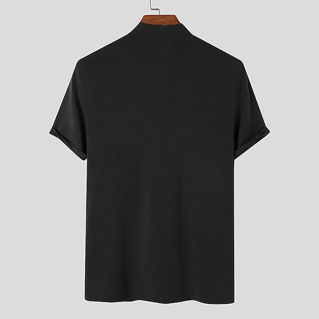 Armano | Comfortabel T-shirt met colkraag voor heren