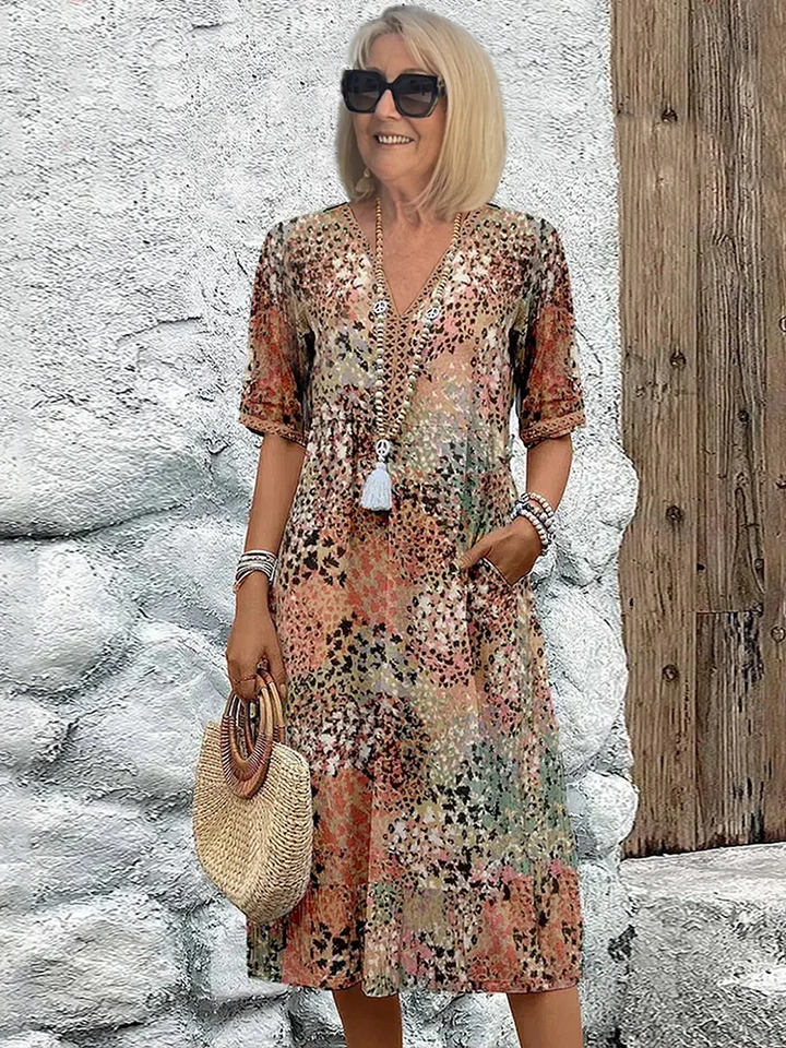 VERONICA | VIBRANTE MIDI JURK