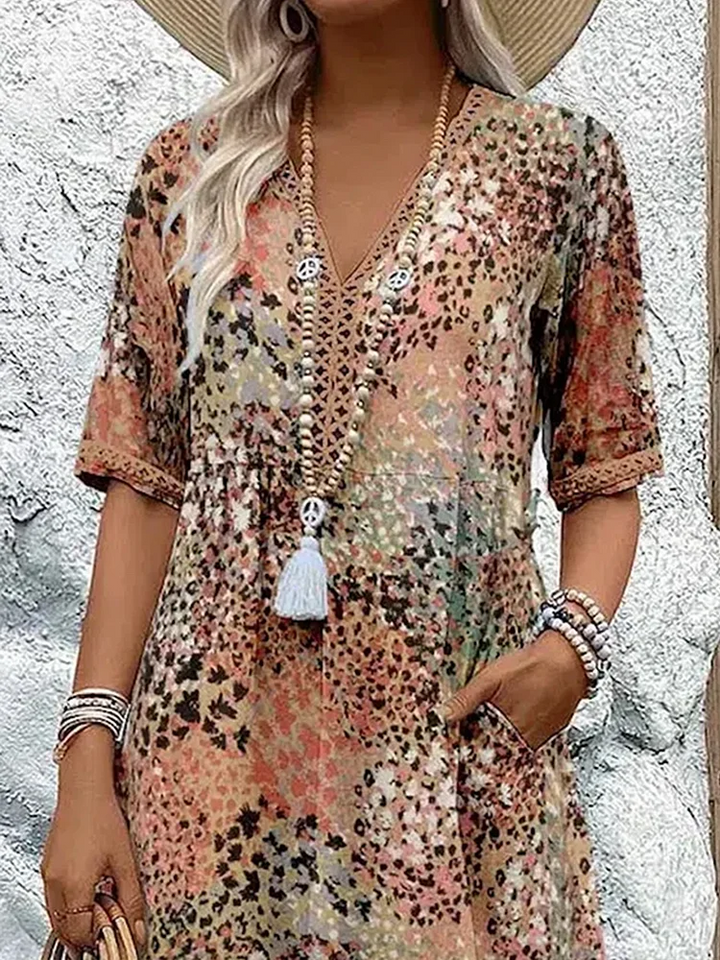 VERONICA | VIBRANTE MIDI JURK