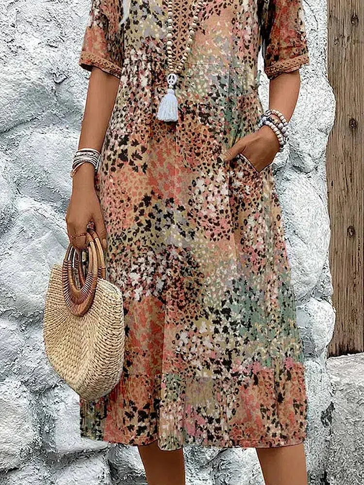 VERONICA | VIBRANTE MIDI JURK