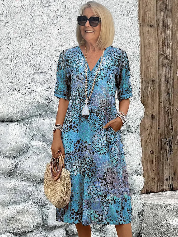 VERONICA | VIBRANTE MIDI JURK