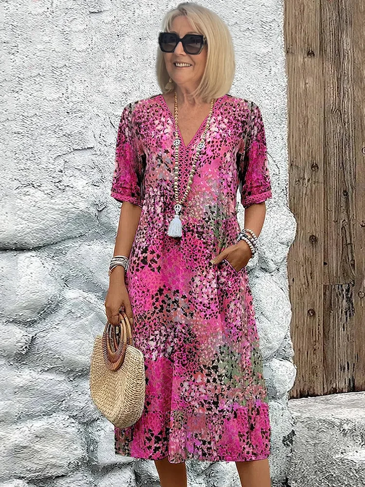 VERONICA | VIBRANTE MIDI JURK